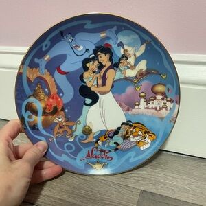 Disney Aladdin's Magical New World the Bradford exchange musical plate